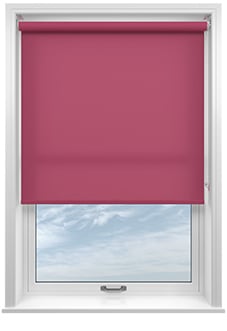 Roma, Hot Pink - Motorised Roller Blind